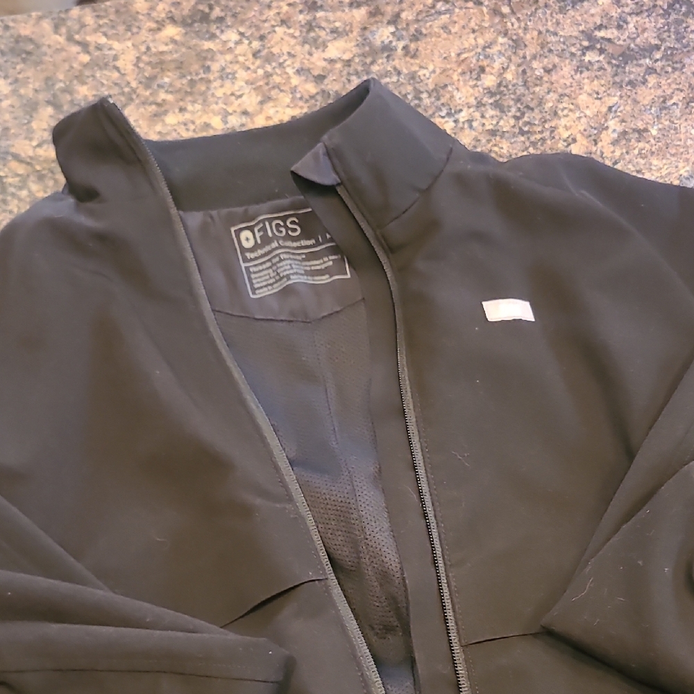 Figs Men's Classic Black Lightweight Jacket